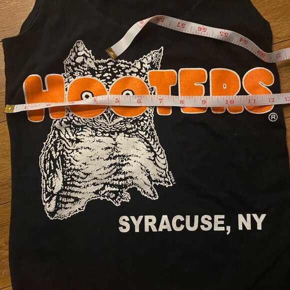 Vintage Hooters Girls Uniform - Black & White Shirts - Size XS & Small - Picture 8 of 13